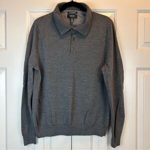Nordstrom Merino Wool Polo Sweater